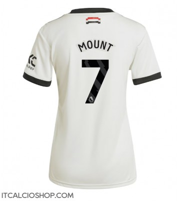 Manchester United Mason Mount #7 Terza Maglia Femmina 2024-25 Manica Corta